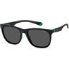 Polaroid Pld 2140/s 3OL/M9 MT BLK GRN Sunglasses Unisex Polycarbonate, Standard, 55