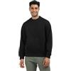 Calvin Klein Jeans Calvin Klein Logo Tape Crew Neck Maglia di Tuta, CK Nero, M Uomo