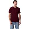 Calvin Klein Uomo T-Shirt Maniche Corte Smooth Solid Tee con Scollo Rotondo, Rosso (Deep Rouge), XS