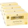 Twinings, Earl Grey Tea, Tè Nero con Aroma Bergamotto, 25 Filtri (Confezione da 4)