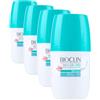 BioClin Deo Talc 48H - Roll On Deodorante Ipersudorazione Delicato Profumo, 50ml (Confezione da 4)