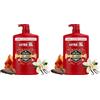 Old Spice Epic Legend Bagnoschiuma & Shampoo Uomo 1000 ml - 3 in 1 Corpo, Capelli e Viso - Freschezza a Lunga Durata, la Qualità di un Vero Profumo, Detersione Profonda (Confezione da 2)