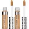 Rimmel London The Multi-Tasker Concealer, Correttore Occhiaie e Imperferzioni Illuminante, Formula Waterproof a Lunga Durata, 080 Tan (Confezione da 2)