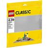 LEGO Classic Base Grigia, Superfice Creativa per Mattoncini, Giochi per Bambini dai 4 Anni, Tavola per Costruzioni, Ottima Idea Regalo, 10701