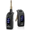 INGPARTNER T9 Wireless Guitar System 5.8 GHz, batteria agli ioni di litio ricaricabile, portata 30 m, Plug & Play, trasmettitore wireless per chitarra, basso, violino, tastiera - nero