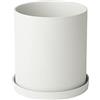 Blomus X Vaso per Erbe aromatiche, Acciaio Inossidabile, Bianco