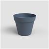 Artevasi Capri, Vaso di plastica da 40 cm, Colore Blu Ardesia