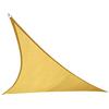 Coolaroo Coolhaven Shade Sail, 95% blocco UV e parasole, vela triangolare media 30,5 m, con kit di ferramenta, marrone chiaro Sahara