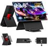 Blackview Monitor Portatile per Laptop, 23.8" 1080P FHD 100Hz, Monitor Gaming IPS, Supporto pieghevole regolabile 90°, per Laptop, Desktop, MacBook, PS4/5, Compatibile VESA