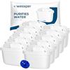 Wessper Filtro Acqua per Caraffa, Cartucce Filtro Acqua con Carbone Attivo e Resina a Scambio Ionico, Filtri Compatibili con le Caraffa Filtrante Brita Maxtra +, 10 Pezzi