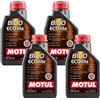 MOTUL 4 Litri MOTUL 8100 ECOLITE 5W30 Olio motore sintetico per risparmio carburante