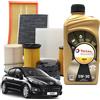 MISTI Kit tagliando filtri e olio total mc3 5w30 Peugeot 207 1.6 hdi