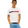 Tommy Jeans Tjm Reg Signature Stripe T Ext Dm0dm22539 Maglietta S/S Uomo (Pacco da 1)