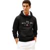 Tommy Hilfiger Uomo Felpa con Cappuccio Brand Love con Logo, Nero (Black), S
