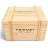 Cassetta Legno Ferrari Riserva Lunelli con coperchio