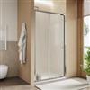 DEGHI Box doccia nicchia 105 cm scorrevole con vetro stampato e profilo cromo 190h - Mirea