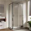 DEGHI Box doccia 70x105 cm scorrevole con vetro stampato e profilo cromo 190h - Mirea