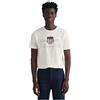 GANT REG ARCHIVE SHIELD SS T-SHIRT, T-shirt Uomo, Bianco ( WHITE ), XXL