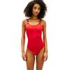 Tommy Hilfiger Scoop Back Op Uw0uw06480 Costume Intero con Scollo Rotondo Donna (Pacco da 1)