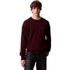 Calvin Klein Uomo Pullover Cotton Relaxed con Scollo Rotondo