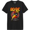 AC/DC MEACDCRTS035 Magliette Donna, Nero, M Uomo