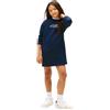 Tommy Hilfiger Tommy Puff Flower HWK Dress LS Kg0kg08946 Abito Felpa Bambine e Ragazze