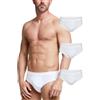 POMPEA 3 Pezzi Slip Uomo in Cotone, Mutande in Tessuto Jersey con Cinturino Elastico in Vita