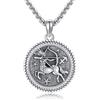 URONE Collana con segno zodiacale, in argento 925, con ciondolo a costellazione, per donne, uomini, donne e uomini, Argento sterling, Nessuna pietra preziosa