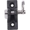 IDEANATEGRATE Supporto a Snodo per Tenda Barca in Acciaio Inox Nero