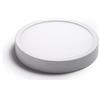 TOT ELECTRIC Plafoniera led 18w tondo faretto da soffitto pannello a parete luce bianco naturale caldo (Luce Calda)