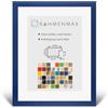 RahmenMax Morena - Cornice portafoto 43 x 61 cm, blu oceano, 61 x 43 cm, con retro bianco e vetro acrilico trasparente