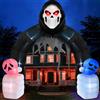 Danxilu Arco Gonfiabile Halloween 3 m con Mietitore LED da Esterno