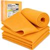 com-four® 4x panno per la pulizia professionale, panno assorbente | panni per la pulizia dell'auto - lavabile - senza pelucchi - antibatterico