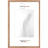 Duisburger-Rahmen24 Cornice portafoto in legno stretta 35 x 70 cm in quercia rustica | incl. vetro antiriflesso infrangibile | cornice per poster | puzzle | foto collage DR079