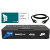 ANFEL Ricevitore satellitare DVB S2 Tivusat con scheda HD Tivusat inclusa CERTIFICATO