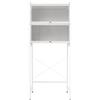 Hurrylying Scaffale per lavatrice, armadietto per WC, per bagno, lavanderia, portata 100 kg, per amanti dell'ordine e delle famiglie, 70 x 25 x 167 cm
