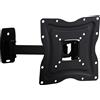 S-CONN maximum connectivity Staffa a parete 13-37" inclinazione+swivel 52-242mm parete da 25kg