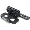 ARTAGO K204 Supporto di Trasporto per Bloccadisco ARTAGO 32 | Pedane Smontabili con Viti Verticali | Acciaio Nero con Silentblock Antivibrazione | Accessorio Moto