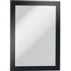Durable Duraframe - Portadocumenti magnetico autoadesivo formato A5, 14 x 21,6 cm, cornice nera, confezione da 2 pezzi