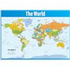 Daydream Education Mappa del mondo | Poster geografico | Carta lucida misura 850 mm x 594 mm (A1) | Poster Geografia Classroom | Schede educative by Daydream Education