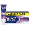 Crest - Dentifricio sbiancante avanzato 3D White, Menta Radiante, 3,3 oz, Confezione da 2