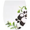 Wirquin 20722971 Sedile WC Marbella con freno di caduta, bianco