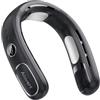 AloveH Ventilatore al Collo, 5 Velocità, Schermo LED, Ricarica USB, nero
