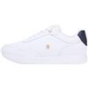 Tommy Hilfiger Donna Sneakers Running Corporate Mix in Pelle, Multicolore (RWB), 40