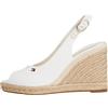 Tommy Hilfiger Flag High Wedge Espad Slingback Fw0fw09343 Espadrillas ZeppaDonna