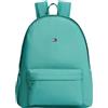Tommy Hilfiger Bambini Unisex Zaino Essential con Tasca Esterna, Turchese (Bahama Green), Taglia Unica