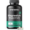 OnEnergy Magnesio Bisglicinato 300 mg - 180 Capsule - 100 mg di Magnesio per Capsula - Alta Biodisponibilità - Supporto per i muscoli e le ossa - Funzionamento del Sistema Nervoso
