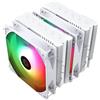 Thermalright Peerless Assassin 120 SE ARGB Bianco CPU Air Cooler, 6 Tubi Di Calore CPU Cooler, Dual 120mm PWM Fan, Coperchio Dissipatore in Alluminio, Per AMD AM4 AM5/Intel 1700/1150/1151/1200