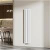 EMKE Radiatore ad Acqua 160 x 30,4 cm,Bianco Lucido,501 W,7 m²