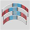 YESKIT Adesivi Per Cerchi Moto Riflettenti Strisce Per Accessori Per X-ADV 750 X ADV750 Xadv(Style 3)